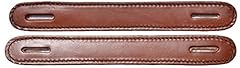 Pair brown leather for sale  Delivered anywhere in USA 
