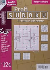 Profi sudoku 124 gebraucht kaufen  Wird an jeden Ort in Deutschland