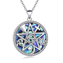 Yafeini pentagram necklace for sale  Delivered anywhere in UK