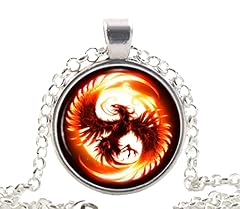 Silver phoenix necklace for sale  Delivered anywhere in UK