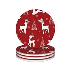 Christmas reindeer coasters for sale  Delivered anywhere in USA 