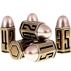 Bullet Metal Dice Set - Six Brass D6 Dices - Great for sale  Delivered anywhere in USA 