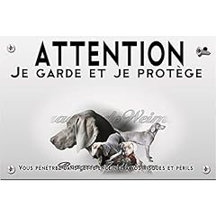 Plaque plastique attention d'occasion  Livré partout en France