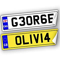 Kids number plates for sale  Delivered anywhere in UK