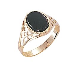 Oval onyx ring for sale  Delivered anywhere in UK