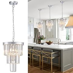 Modern chrome crystal for sale  Delivered anywhere in USA 