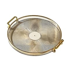 Serving tray golden for sale  Delivered anywhere in UK