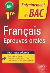 Français. epreuves orales d'occasion  Livré partout en France