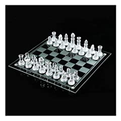 Glass chess game for sale  Delivered anywhere in UK