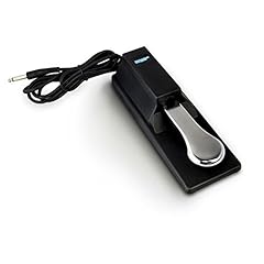 HQRP Sustain Pedal Piano Style for Yamaha Tyros-5 / Tyros5-61 / Tyros5-76 / P-105WH / P105WH / PSR-S970 / PSRS970 Keyboard Footswitch, Damper Pedal + HQRP Coaster for sale  Delivered anywhere in Canada