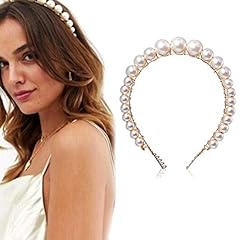 Pearl headbands women for sale  Delivered anywhere in USA 