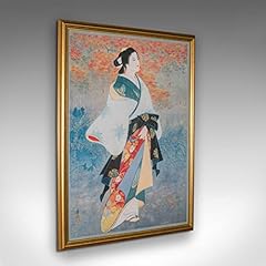 Impression geisha vintage d'occasion  Livré partout en France