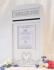 Personalised white wedding for sale  Delivered anywhere in Ireland