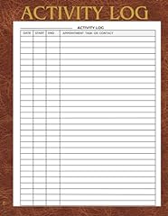 Activity log notepad for sale  Delivered anywhere in USA 