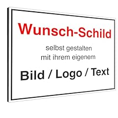 Schild wunschtext alu gebraucht kaufen  Wird an jeden Ort in Deutschland