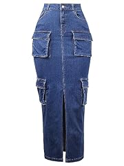Long denim cargo for sale  Delivered anywhere in USA 