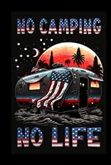 Camping life patriotic for sale  Delivered anywhere in UK