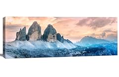 Leinwandbild berge sonnenunter gebraucht kaufen  Wird an jeden Ort in Deutschland