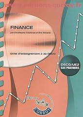 Finance ue2 dscg d'occasion  Livré partout en France