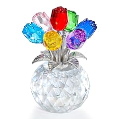 Crystal colourful rose for sale  Delivered anywhere in UK