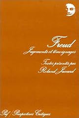 Freud jugements témoignages d'occasion  Livré partout en France