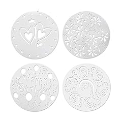 4pcs cake stencils for sale  Delivered anywhere in UK