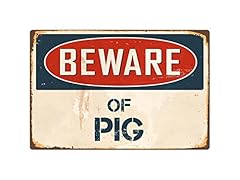 Stickerpirate beware pig for sale  Delivered anywhere in USA 