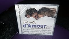 Paroles amour 2007 d'occasion  Livré partout en France