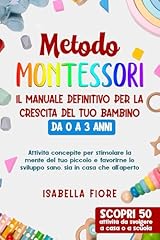 Metodo montessori manuale usato  Spedito ovunque in Italia 
