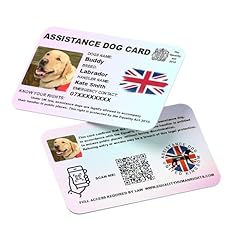 Assistance dog card for sale  Delivered anywhere in UK