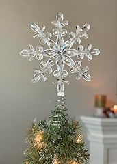 Crystal look snowflake for sale  Delivered anywhere in USA 