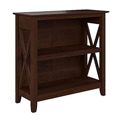 Bush Furniture Key West Small 2 Bookcase in Bing Cherry for sale  Delivered anywhere in USA 