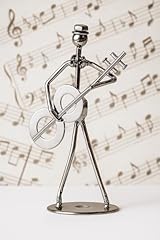 Metal guitarist figurine for sale  Delivered anywhere in UK