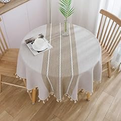 Nesrefyn round tablecloth for sale  Delivered anywhere in UK
