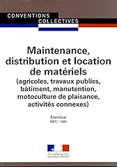 Maintenance distribution locat d'occasion  Livré partout en France