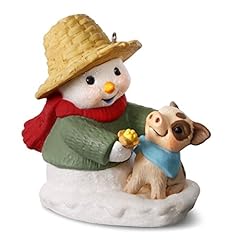 Hallmark Keepsake 2017 Snow Buddies Snowman and Pig for sale  Delivered anywhere in USA 