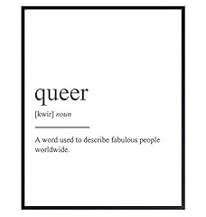 Queer definition wall for sale  Delivered anywhere in USA 