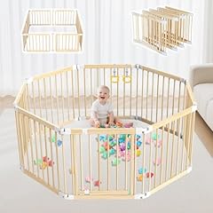 Foldable wooden playpen for sale  Delivered anywhere in USA 