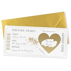 Theatre ticket scratchcard for sale  Delivered anywhere in UK
