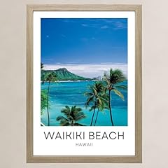 Waikiki beach hawaii for sale  Delivered anywhere in UK