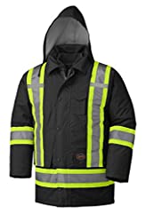Pioneer 5025 Winter 6-in-1 Parka Jacket, High Visibility & Reflective, 100% Waterproof Rainwear, Black, XL, V1120470-XL for sale  Delivered anywhere in Canada