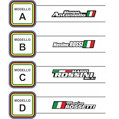 Kit adesivi nominativi usato  Spedito ovunque in Italia 