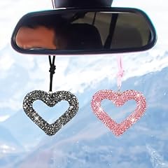 2pcs bling heart for sale  Delivered anywhere in UK