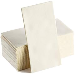 Ivory napkins linen for sale  Delivered anywhere in USA 