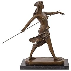 Scultura bronzo amazone usato  Spedito ovunque in Italia 