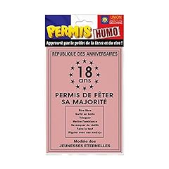Permis majorité factice d'occasion  Livré partout en France
