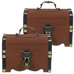 2pcs wooden treasure for sale  Delivered anywhere in USA 