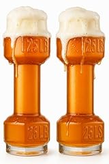 Dumbbell beer glasses for sale  Delivered anywhere in USA 
