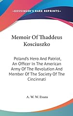 Memoir thaddeus kosciuszko for sale  Delivered anywhere in USA 