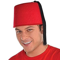 Vibrant red fez for sale  Delivered anywhere in USA 